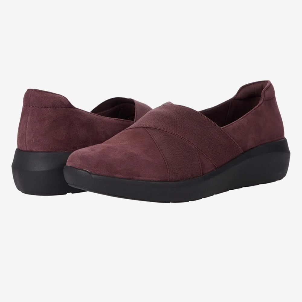 Clarks Kayleigh Slip | Burgundy Women’s 7